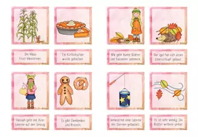 Vorschau - Spiele - Zuordnungsspiel - Herbst (Freiarbeit - Lesen) - Seite 2