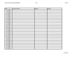 Vorschau - Lehrpläne/Lehrermaterial - Jahresplanung Unterricht - Excel-Vorlage zur Unterrichtsorganisation für Lehrer:innen - Seite 2