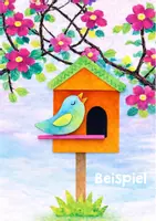 Vorschau - Unterrichtsreihen - Frühling Kunst - Vogelhaus Frühling - Collage Kunstunterricht - Frühling Kunst Klasse 2 - Frühling Kunst Klasse 3 - Frühling Kunst Klasse 4 - Seite 3
