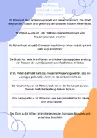 Vorschau - Arbeitsblätter - Klammerkarte St. Pölten - mit Infotexten - Seite 1