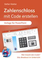 Vorschau - Spiele - Digitales Zahlenschloss mit Code-Eingabe: Vorlage für Microsoft PowerPoint - Deckblatt