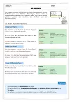 Vorschau - Arbeitsblätter - Merkblatt: Der Imperativ (+ Übungen mit Lösungen) - Seite 1