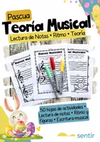 Vista previa - Hojas de trabajo - Actividades de Música Pascua | Lectura de Notas y Figuras - Portada