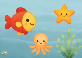 Aperçu - Affichage - Petit poisson et ses amis de l’eau - Page 1