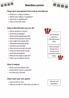 Vorschau - Arbeitsblätter - Describing pictures - guideline - Deckblatt