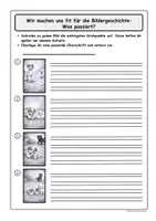 Vorschau - Arbeitsblätter - Bildergeschichte Hunde Klasse 3/4 mit Arbeitsblättern - Seite 2