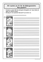 Vorschau - Arbeitsblätter - Bildergeschichte Klasse 3/4 mit Arbeitsblättern - Seite 3