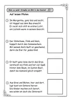 Vorschau - Arbeitsblätter - Gedicht Ostern Klasse 2/3/4 mit Arbeitsblättern - Seite 3