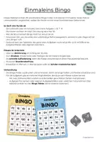 Vorschau - Spiele - Kleines Einmaleins Bingo - Spielfelder - Seite 1