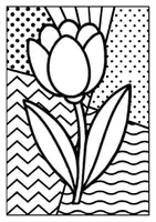 Vorschau - Mal- und Bastelvorlagen - Frühling Pop Art Kunst - Seite 2