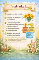 zapowiedź - Ułamkowe żonkile 🌼 – wycinanka wiosenna- matematyczna | ułamki zwykłe I ułamki właściwe, niewłaściwe i liczby mieszane (kl. 4–6) - strona 1