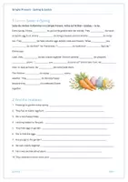 Vorschau - Arbeitsblätter - Frühling - WACHSENDES Materialpaket | Aufgaben & Würfelspiel (Spring, Karneval, Ostern) - Seite 1