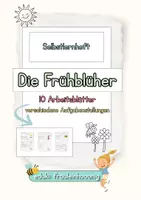 Vorschau - Arbeitsblätter - Das Selbstlernheft Thema Frühblüher - Deckblatt