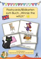 Vorschau - Merkblätter - Flashcards/Bildkarten zum Buch "Winnie the witch" - Deckblatt
