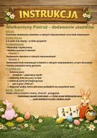zapowiedź - Gra Wielkanocy Piotruś – dodawanie ułamków o różnych mianownikach | 2 poziomy trudności | kl. 5–8 - strona 1