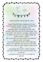 Vorschau - Arbeitsblätter - Buchstabengeschichte V v Schreibschrift - Seite 1