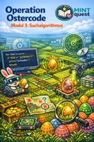 Vorschau - Arbeitsblätter - Operation Ostercode in Python - Bundle - Seite 1