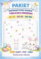 zapowiedź - ⭐ Pakiet: Matematyczny Piotruś – tabliczka mnożenia ⭐ - obwoluta