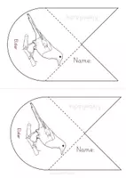 Vorschau - Mal- und Bastelvorlagen - Lesezeichenecke Elster Heimische Vögel - Seite 3