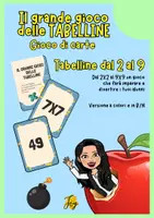 anteprima - Giochi - Il grande gioco delle tabelline - Pagina di copertina