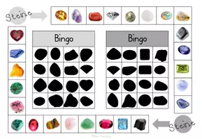 Vorschau - Bildkarten - Bingo Steine -(Halb-) Edelsteine spielerisch lernen - Seite 3