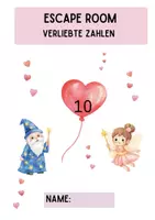 Vorschau - Stationenlernen - Verliebte Zahlen: Escape Room 1.Klasse - Seite 1