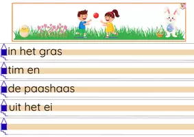 Voorbeeld - Werkbladen - Lente schrijf het verhaal - Pagina 3