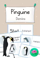 Vorschau - Spiele - Pinguine🐧 Domino - spielerisch lernen - Deckblatt