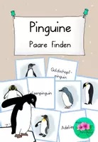 Vorschau - Spiele - Pinguine🐧 Paare finden - spielerisch lernen - Deckblatt