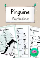 Vorschau - Spiele - Pinguine🐧 Wortspeicher - Deckblatt