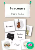 Vorschau - Spiele - Paare finden Instrumente - spielend lernen - Deckblatt