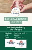 Vorschau - Stundenentwürfe - Schweineherz sezieren – Komplettpaket (Anleitung, Lösungen & Lehrerhinweise) - Deckblatt