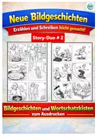 Vorschau - Unterrichtsreihen - Neue Bildgeschichten- STORY DUO 2 (3. - 5 Stufe; DaF/DaZ) - Deckblatt
