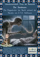 Vorschau - Stundenentwürfe - Literaturwerkstatt: Prosa der Romantik - Der Sandmann von E.T.A. Hoffmann - Deckblatt