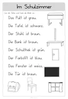 Vorschau - Arbeitsblätter - Erste Sätze lesen - Arbeitsblätter Grundwortschatz 1 - Seite 3