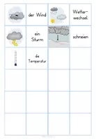 Vorschau - Spiele - Paare finden Wetter- Grundwortschatz- differenziert - Seite 3
