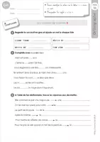 Aperçu - Fiches - Orthographe CE1 : Dossier Complet (35 pages) – Leçons, Exercices & evaluations avec correction sur I-PROFS - Page 2