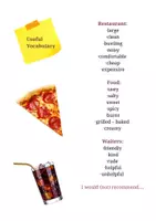 Προεπισκόπηση - Φύλλα εργασίας - Writing a Restaurant Review Worksheet - Σελίδα 3