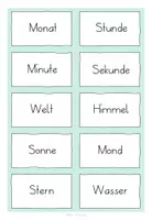 Vorschau - Aufgabenkarten - Häufigste Wörter Nomen - Seite 2