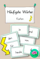 Vorschau - Arbeitsblätter - Blitzlesen Sparpaket/Materialpaket - Sichtwortschatz und Lesefluss fördern - Seite 1