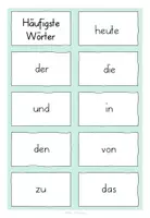 Vorschau - Arbeitsblätter - Blitzlesen Sparpaket/Materialpaket - Sichtwortschatz und Lesefluss fördern - Seite 2