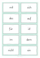 Vorschau - Arbeitsblätter - Blitzlesen Sparpaket/Materialpaket - Sichtwortschatz und Lesefluss fördern - Seite 3