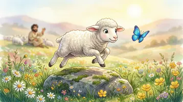 Vorschau - Präsentationen/Tafelbilder - Das Gleichnis vom verlorenen Schaf - Erzählskript & Tafelbilder - Seite 3