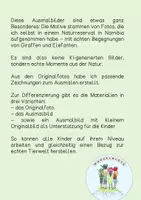 Vorschau - Mal- und Bastelvorlagen - Ausmalbilder / Afrika / Giraffe / Elefant / Bilder Afrika / KITA - Seite 1