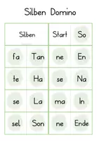 Vorschau - Spiele - Domino - Silben - differenziert - Seite 3