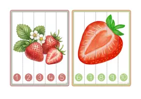 Vista previa - Hojas de trabajo - Matemáticas divertidas: Inicio al ABN y conteo con fresas - página 3