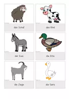 Vorschau - Spiele - Am Bauernhof: Tierfamilien-Schleichdiktat inkl. AB - Seite 3