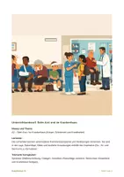 Vorschau - Stundenentwürfe - A2 - Wimmelbild - Beim Arzt / Im Krankenhaus (Körper & Schmerz) - Seite 2