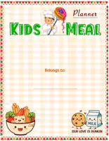 Aperçu - Apprentissages en autonomie - Little Bites Kids Meal Planner | Weekly Meal Plan & Grocery List Printable - Page 1