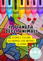anteprima - Materiale di supporto/inclusione - Il Pianeta degli Animali. Scheda didattica Color by Word - Pagina di copertina
